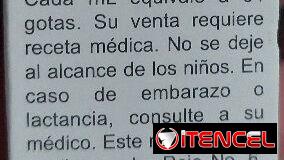 Meclizina/ Piridoxina suspensión, frasco con 15ml con su gotero vence mayo 26