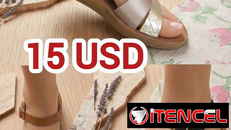SANDALIAS DE MUJER PRÁCTICAS CON CORREA NUEVAS