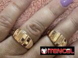 Anillos de oro laminado de 18k