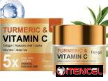 Crema hidratante (contiene colágeno, ácido hialurónico, aloe vera, Vit C, cúrcuma)