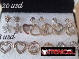 Aretes de plata s925