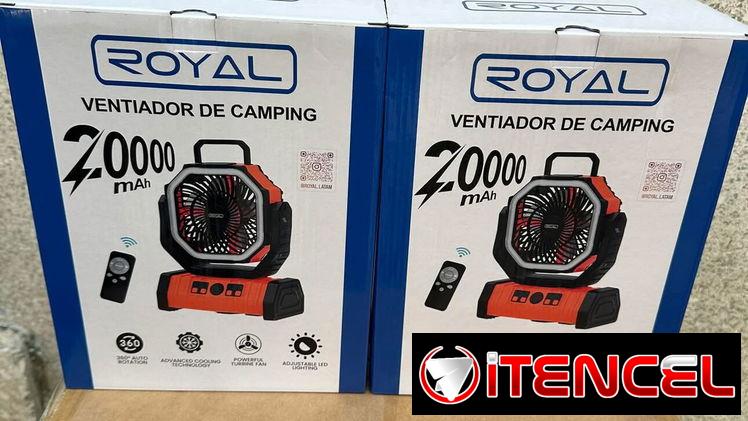 Ventilador recargable F6 Royal