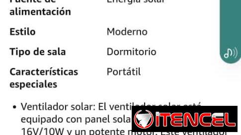 ⭐ Ventilador de Pie con batería de Litio ⭐