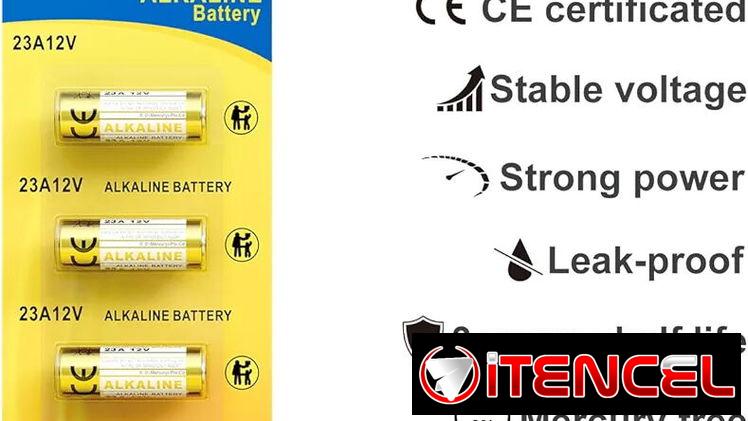 Pilas A23 batería 9V