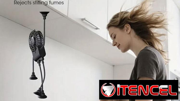 Ventilador recargable  estilo práctico con más de 6 horas de duración de 3 velocidades
