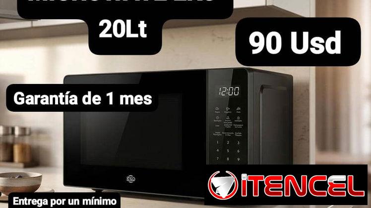 MICROWAVE EKO 20Lt (Negro), Garantía de 1 mes, Entrega por un mínimo costo adicional para toda La Habana