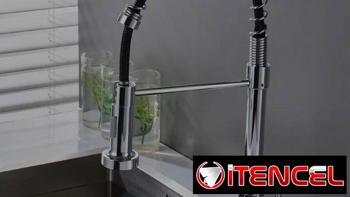 Llave mezcladora monomando para fregadero alta calidad material acero nueva en su caja