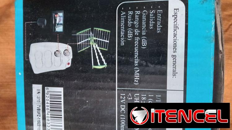 Amplificador para señales de televisión