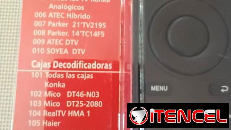 Mando Universal para TV y cajitas