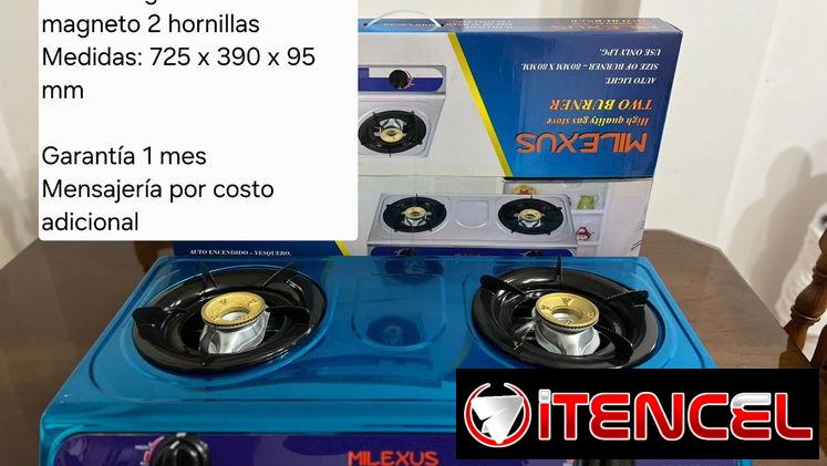 Cocona de dos hornillas con magneto