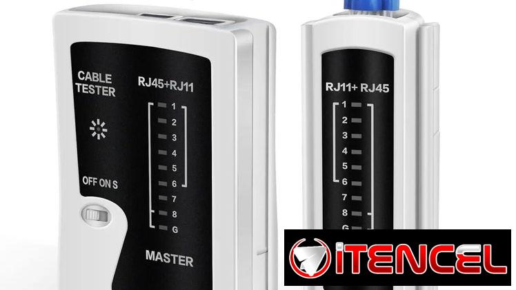 Probador de Cable Ethernet de red para LAN y RJ11 RJ12