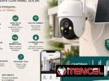 Camara de seguridad con panel solar