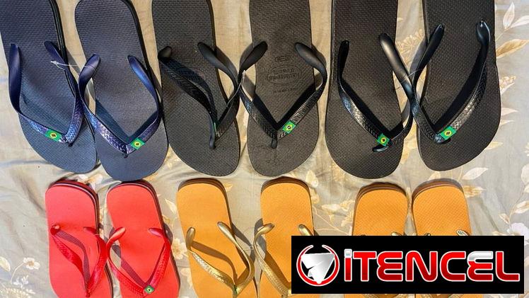 Chancletas estilo hawaiana, de muy buena calidad, nada de esponja