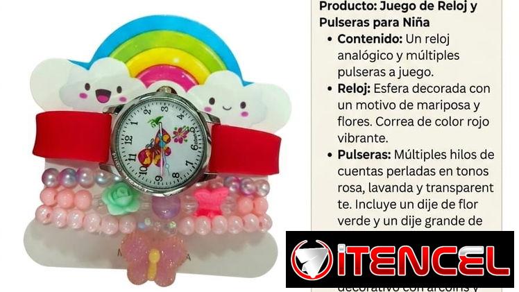 Reloj de niña con pulso