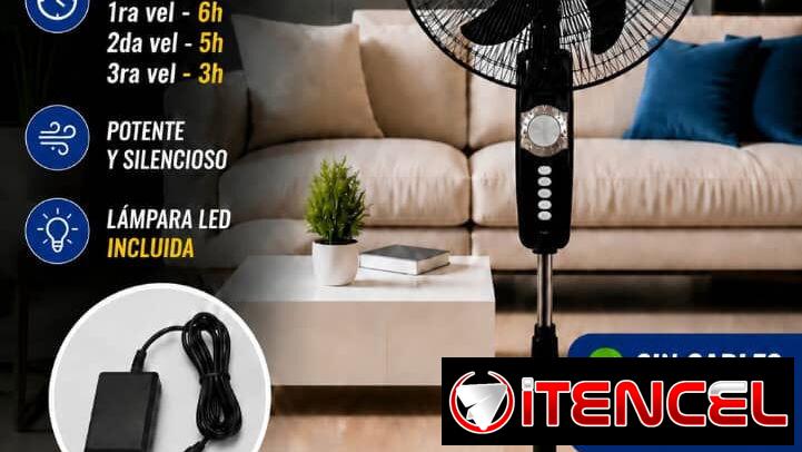 ventilador recargable