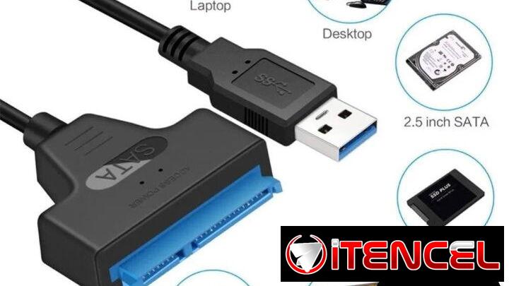Adaptador USB-SATA 2.5″ o Interfaz para disco duro