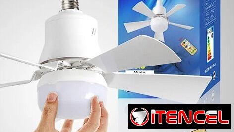 Venta de Lámpara Ventilador CON SOCKET de Bombillo en la Habana