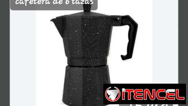 Cafeteras eléctricas de 6 tazas y de gas de 3,6,9 tazas en negras y rojas