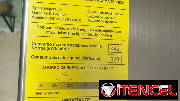 Refrigerador Premium de 14.8 pies con dispensador color gris CONGELACIÓN SECA