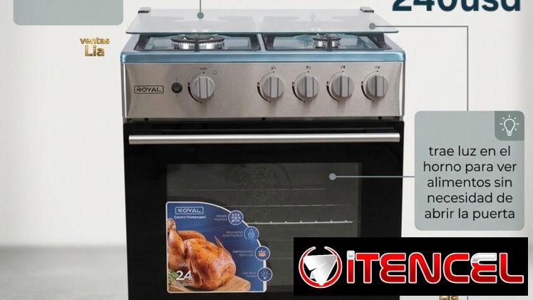 Cocina 24″ Royal con horno y magneto