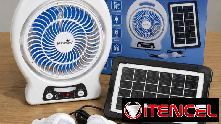 👑ventilador recargable con linterna (Centro Habana)