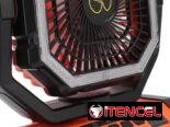 VENTILADOR PORTÁTIL RECARGABLE CON LUZ LED INTEGRADA y CONTROL REMOTO.