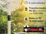 Ventilador con panel solar