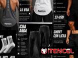 Short con licra ropa de hombre deportiva