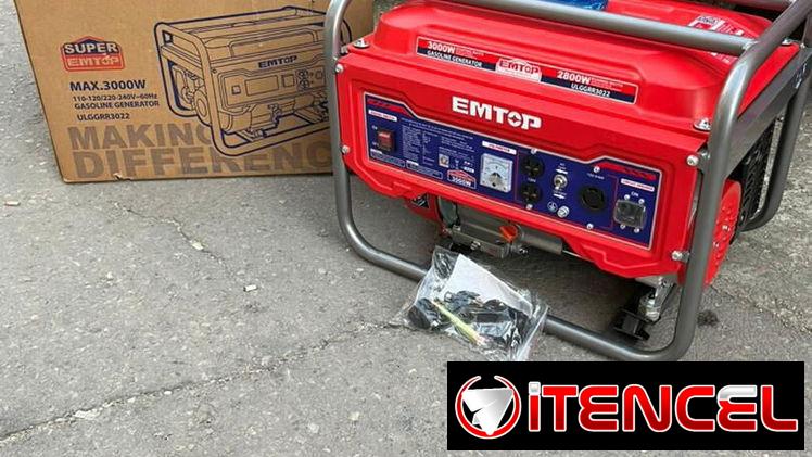 Planta Emptop 3000 W 110/220V  Encendido por yoyo Son de gasolina, pero se le puede hacer instalación p gas calle $500