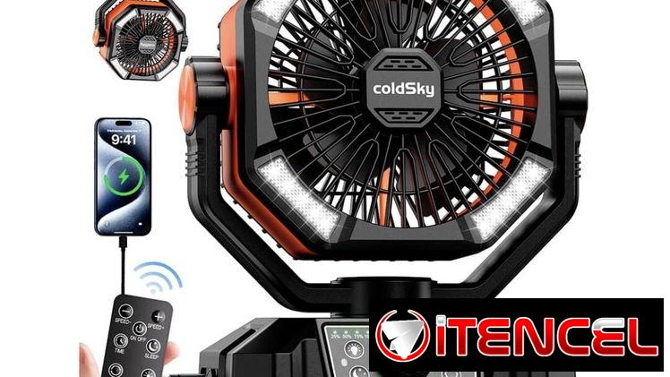 Ventilador recargable 20000 mAh