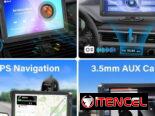 Estéreo de coche portátil con pantalla táctil de 7 pulgadas compatible con Apple CarPlay y Android Auto de forma inalámb