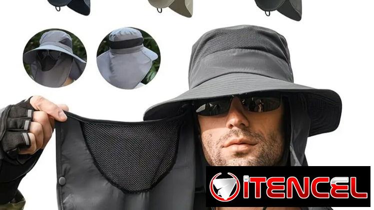 Sombrero para el Sol, modular, con máscara desmontable.