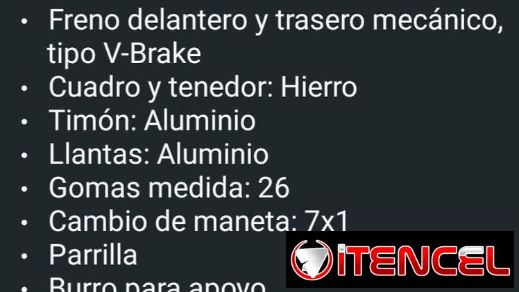Bicicletas todoterreno, de paseo, de montaña (medida 24, 26 y 27.5)