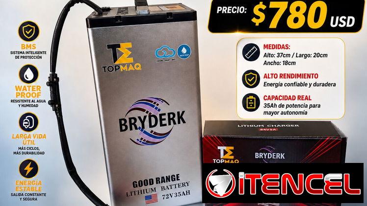 Convertidores de corriente y baterías de 72V Habana