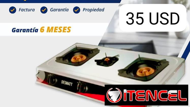 Cocina de gas de 3 hornillas