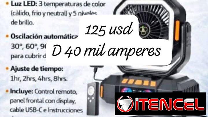 Ventiladores Recargables