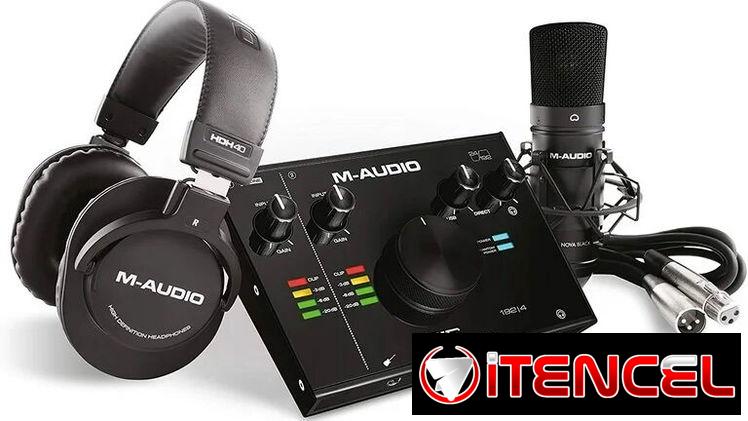 Krk – M AUDIO – kit de estudio de grabación- Monitores de estudio o monitores de audio