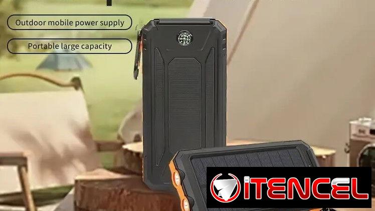 Power Bank 40 000mAh Carga Rápida, Batería Portatil, Solar, Luz Led. NUEVA!!!GANGA!!!