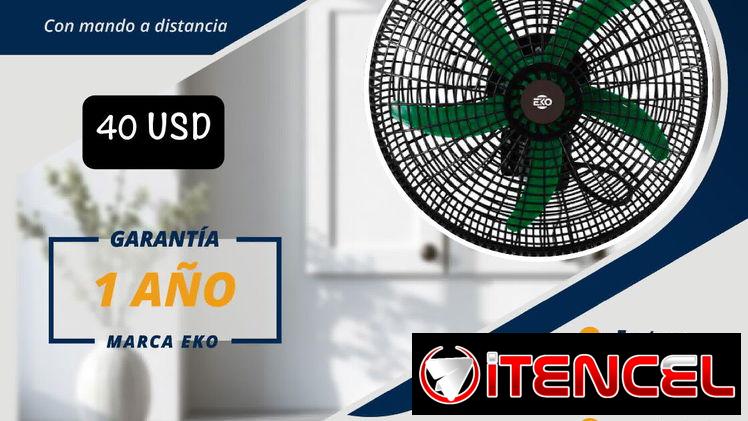 💨 VENTILADOR DE PARED  🔴 EKO 🆗 18 PULGADAS 💲 40 USD