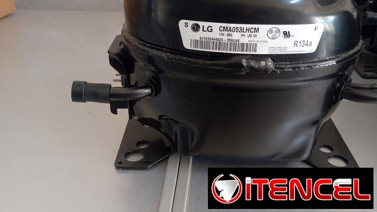 Máquina de refrigeración ‘LG’ compresor de frío 1/8Hp – 1/6Hp – 1/5Hp R-134a (110V/60Hz)