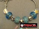Pulsera de Stitch, imitación Pandora