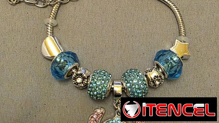 Pulsera de Stitch, imitación Pandora