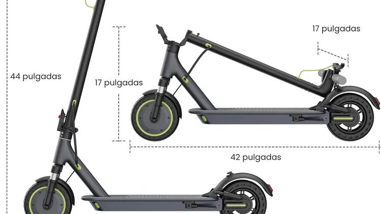 Scooter eléctrico plegable para adultos Roinside velocidad de hasta 30–35 KMPH autonomía hasta 37km