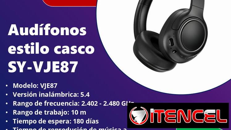 💯🎧 Audífonos inalámbricos estilo Cascos 🎧💯