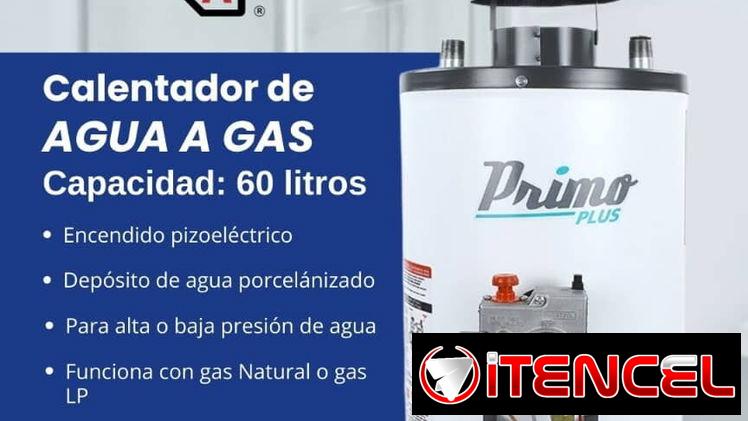 Calentador de agua a gas Primo Plus 40, 60 y 80 litros