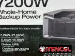 PLANTA ELECTRICA ECOFLOW DELTA PRO ULTRA 7200 W DE TRABAJO CONTINUO, 14400 W PICOS. SOLO INVERSOR SIN BATERIA