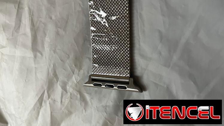 Pulsera metalica , correa, plateada para Apple Watch, Ultra 2, SE, Serie 10. Medidas 42,44,45,49 mm .Para hombre y mujer