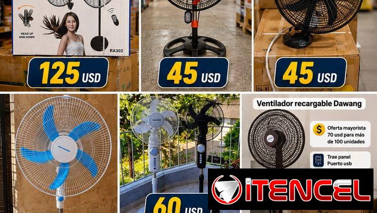 TELEVISORES, VENTILADORES Y BOCINAS