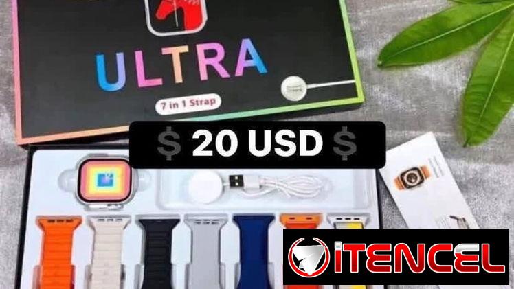 Reloj inteligente smartwatch, 7 manillas