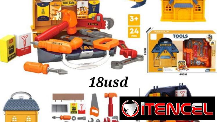 Set de peluquería y de herramientas para niños